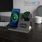 Novora 3-in-1 Foldable Magnetic 15W Wireless Charger - TA-N008 - Image 6
