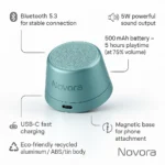 Novora 5W Magnetic Bluetooth Speaker - TA-N011 - Image 2