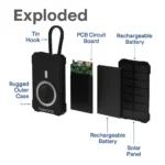 Novora 10000mAh 5-in-1 Magnetic Solar Power Bank - TA-N015 - Image 6