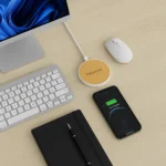 Novora FSC Bamboo 15W Wireless Charging Pad - TA-N016 - Image 3
