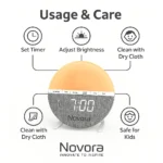 Novora Sunrise Wake-Up Light - TR-N028 - Image 4