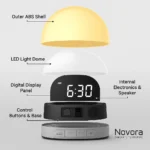 Novora Dual Alarm Sunrise Clock - TR-N029 - Image 7