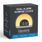Novora Dual Alarm Sunrise Clock - TR-N029 - Image 2