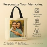 Cotton Canvas Photo Gift Bag - TA-KD036 - Image 4
