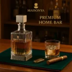 Pewter Whiskey Decanter - Square Crystal - TA-M0019 - Image 5