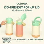 Double-wall Stainless Steel Kids Bottle - TA-CU003 - Image 7