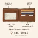 Cactus Leather Bifold Wallet - TA-KD021 - Image 8