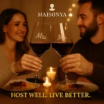 Mr & Mrs Wine Glass Gift Set - TA-M0005 - Image 2