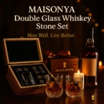 Double Glass Whiskey Stone Set - TA-M0008 - Image 6