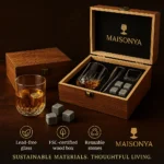Double Glass Whiskey Stone Set - TA-M0008 - Image 3