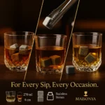 Double Glass Whiskey Stone Set - TA-M0008 - Image 5