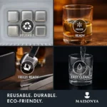 Whiskey Stones - Stainless Steel Chill Cubes - TA-M0013 - Image 9