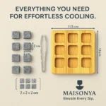 Whiskey Stone Set - Granite - TA-M0016 - Image 6