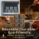 Whiskey Stone Set - Granite - TA-M0016 - Image 7