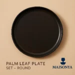 Palm Leaf Plate Set (Round) - TA-M0017
