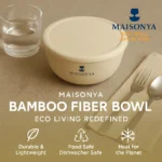 Bamboo Fiber Bowl with Lid - TA-M0018 - Image 8