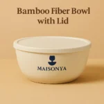 Bamboo Fiber Bowl with Lid - TA-M0018
