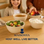 Bamboo Fiber Bowl with Lid - TA-M0018 - Image 3