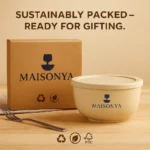 Bamboo Fiber Bowl with Lid - TA-M0018 - Image 7