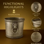 Pewter Majestic Ice Wine Bucket - TA-M0021 - Image 6