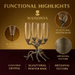 Pewter Champagne Holder - TA-M0022 - Image 7