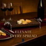 Pewter Wood Serving Tray - Equestrian - TA-M0025 - Image 2