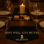 Pewter Wood Serving Tray - Equestrian - TA-M0025 - Image 4