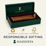 Pewter Teak Wood Serving Tray - Stag - TA-M0026 - Image 8