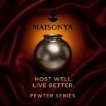 Pewter Moon Shaped Vase - TA-M0027 - Image 6