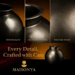 Pewter Moon Shaped Vase - TA-M0027 - Image 7