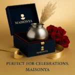 Pewter Moon Shaped Vase - TA-M0027 - Image 10