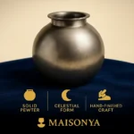 Pewter Moon Shaped Vase - TA-M0027 - Image 11