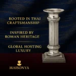 Pewter Candle Holder - Rome - TA-M0029 - Image 9