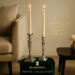 Pewter Candle Holder - Celise - TA-M0030 - Image 3