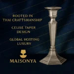 Pewter Candle Holder - Celise - TA-M0030 - Image 10