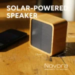Solar Bluetooth Speaker Bamboo - TA-N019 - Image 2