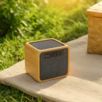 Solar Bluetooth Speaker Bamboo - TA-N019 - Image 3