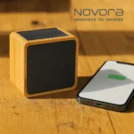 Solar Bluetooth Speaker Bamboo - TA-N019 - Image 5