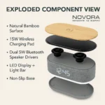 6-in-1 Bluetooth Speaker Bamboo and RPET - TA-N020 - Image 11