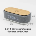 6-in-1 Bluetooth Speaker Bamboo and RPET - TA-N020 - Image 6