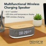 6-in-1 Bluetooth Speaker Bamboo and RPET - TA-N020 - Image 2