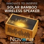 Solar Bamboo Wireless Speaker - TA-N032 - Image 5
