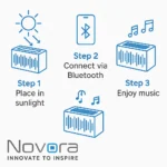 Solar Bamboo Wireless Speaker - TA-N032 - Image 12