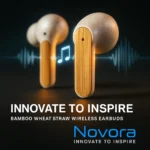 Bamboo Wheat Straw Wireless Earbuds - TA-N034 - Image 7