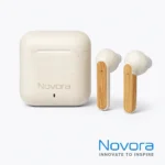 Bamboo Wheat Straw Wireless Earbuds - TA-N034