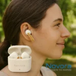 Bamboo Wheat Straw Wireless Earbuds - TA-N034 - Image 3