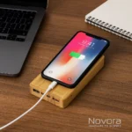 Bamboo Solar Power Bank - TA-N036 - Image 2