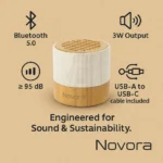 Hemp & Bamboo Bluetooth Speaker - TA-N040 - Image 9