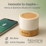 Hemp & Bamboo Bluetooth Speaker - TA-N040 - Image 2