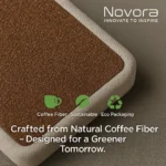 Coffee Fiber Wireless Charger Alarm Clock - TA-N043 - Image 6